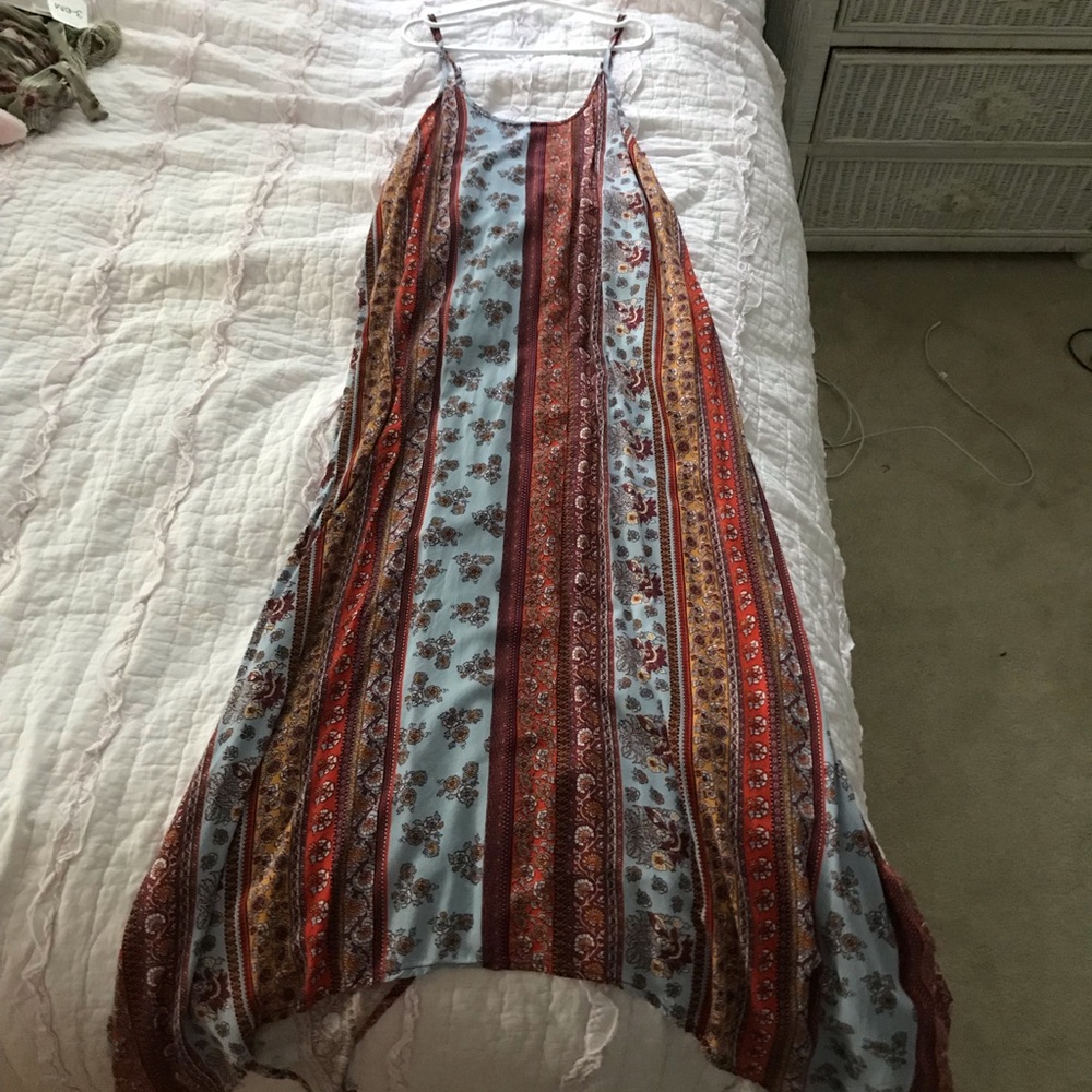 Floral spaghetti strap dress